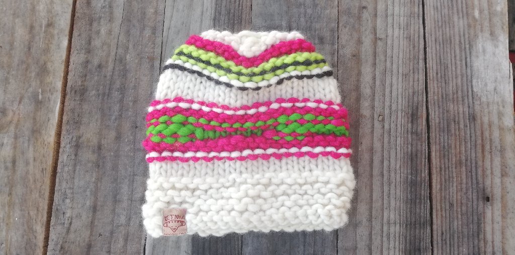 GORRO / BEANIE PAINE DESIGN BLANCO